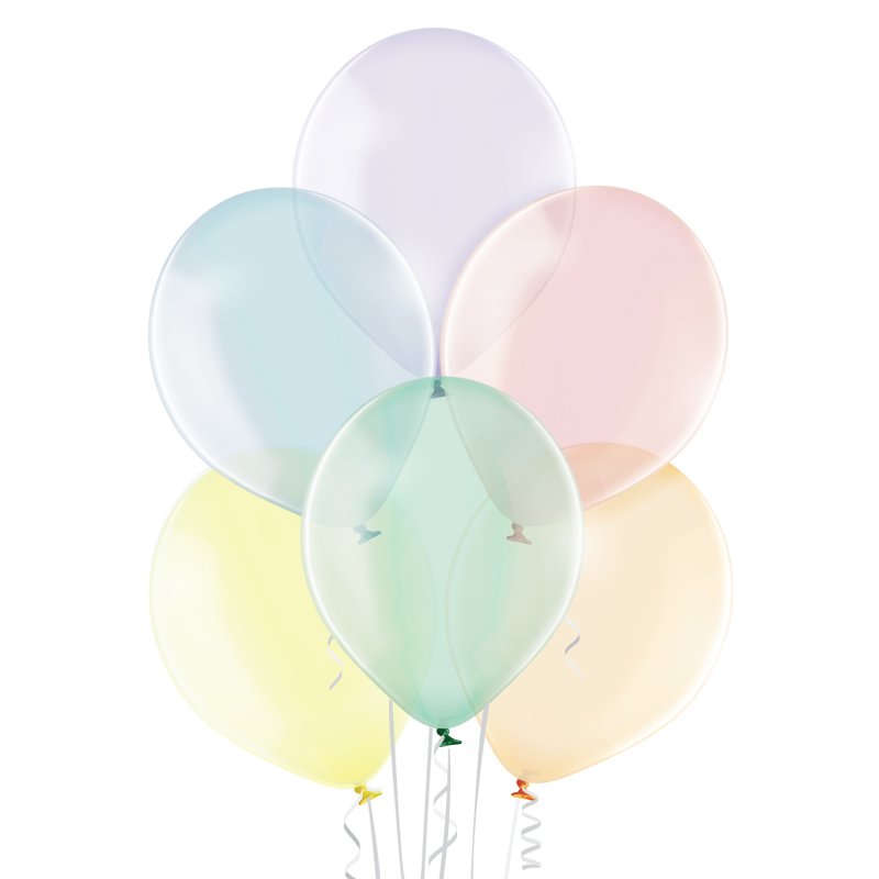 CRYSTAL Latex-Luftballons 50-er Beutel Heliumqualität 30,4 cm d=ca 