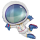Flexmetal Folienballon Astronaut 96cm unverpackt-1St