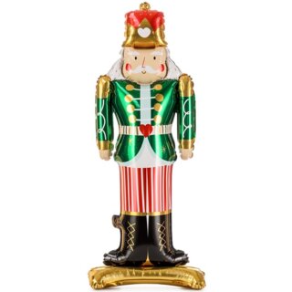 Partydeco Folienballon Nussknacker-Stehend 85cm-1St