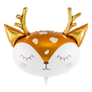 Partydeco Folienballon Rehkopf 73cm-1St