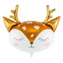 Partydeco Folienballon Rehkopf 73cm-1St