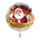Luftballon Fr&ouml;hliche Weihnachten Weihnachtsmann...