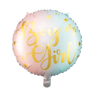 Luftballon Boy or Girl Folie ø35cm
