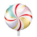 Luftballon Candy Regenbogen Folie &oslash;35cm