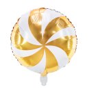 Luftballon Candy Gold Folie &oslash;35cm