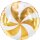 Partydeco Folienballon Bonbon Gold  ø35cm-1St