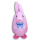 BWS Folienballon Hase Rosa Air-Walker 61cm-1St