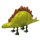 BWS Folienballon Stegosaurus Air-Walker 91cm-1St