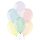 Belbal Premium Luftballon Mix-Hell ø27cm Kristall-100St