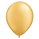 100 Luftballons Gold Metallic ø27cm