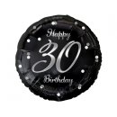 Luftballon -Zahl 30- Happy Birthday Mix Folie ø46cm