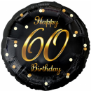 Godan Folienballon -Zahl 60- Happy Birthday Mix...