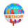 Godan Folienballon Happy Birthday Kerzen  ø46cm-1St