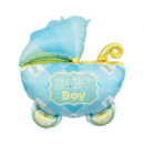 Luftballon Kinderwagen Baby Boy Blau Folie-Figur 60cm