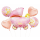 Godan Folien-Ballonstrauß Kinderwagen Baby Girl Rosa-5St-1Set
