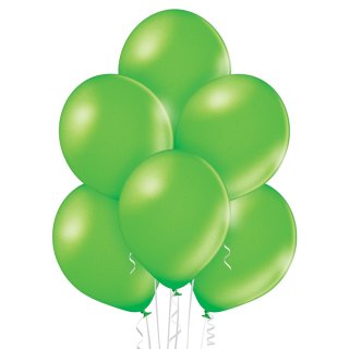 100 Luftballons Grün-Limonengrün Metallic ø27cm