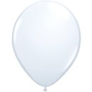 100 Luftballons Weiß Pastel ø27cm