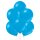 Belbal Premium Luftballon Blau Cyan ø27cm Metallic-50St