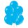 Belbal Premium Luftballon Blau Cyan ø27cm-50St