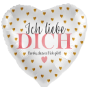 Premioloon Folienballon Ich liebe Dich Danke...