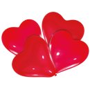 10 Herzballons Rot &oslash;40cm