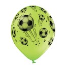 Belbal Premium Luftballon Fußbälle Grün Weiß  ø30cm-50St