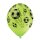 Belbal Premium Luftballon Fußbälle Grün Weiß  ø30cm-50St