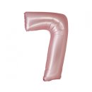 Luftballon Zahl 7 Rosa Folie ca 76cm