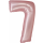 Godan Folienballon -Zahl 7- Rosa Folie 76 cm-1St