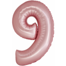 Godan Folienballon -Zahl 9- Rosa Folie 76 cm-1St