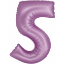 Godan Folienballon -Zahl 5- Violett-Hellviolett Folie 76...