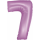 Godan Folienballon -Zahl 7- Violett-Hellviolett Folie 76 cm-1St