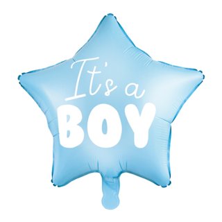 Luftballon Ist a Boy Blau Folie &oslash;48cm