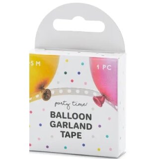 Partydeco Ballongirlande-Lochband 5m
