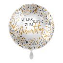 Luftballon Alles Gute zum Geburtstag Folie &oslash;43cm