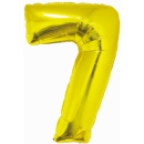 Godan Folienballon -Zahl 7- Gold Folie 76 cm-1St