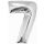 Godan Folienballon -Zahl 7- Silber Folie 76 cm-1St