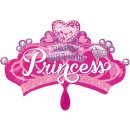 Luftballon Happy Birthday Prinzessin Krone Pink Folie 81cm