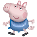 Luftballon Peppa Pig George Folie-Figur 87cm Flexmetal