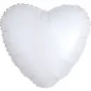 Partydeco Folienballon Herz Weiß Jumbo...