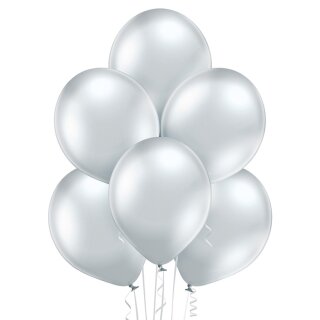 Belbal Premium Luftballon Silber ø30cm Glossy-100St