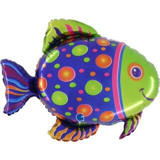 Grabo Folienballon Fisch 83cm unverpackt-1St