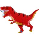 Grabo Folienballon T-Rex Rot 102cm unverpackt-1St