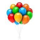 luftballonsDE Papier-Ballonstab 370mm x 6mm  mit Halter...
