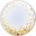 Luftballon Deco Klar Konfetti Gold Bubble Folie ø61cm