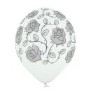 Belbal Premium Luftballon Rosen Weiß  ø30cm-6St