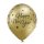 6 Luftballons Happy New Year Gold Silber ø30cm