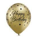Belbal Premium Luftballon Happy Birthday Mix Glossy  ø30cm-1St