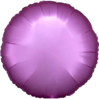 Anagram Folienballon Violett-Flamingo Satin ø45cm-1St