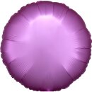 Anagram Folienballon Violett-Flamingo Satin ø45cm-1St
